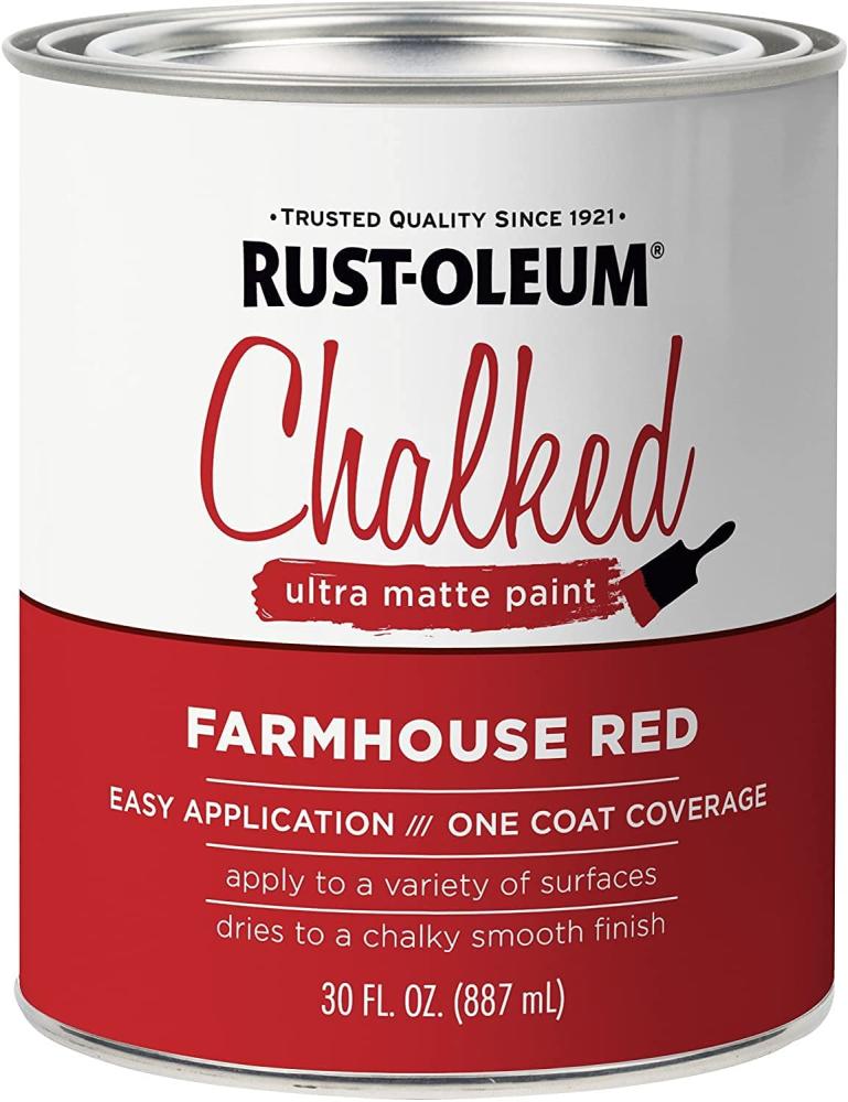 Rust-Oleum CHALKED Ultra Matte Farmhouse Red