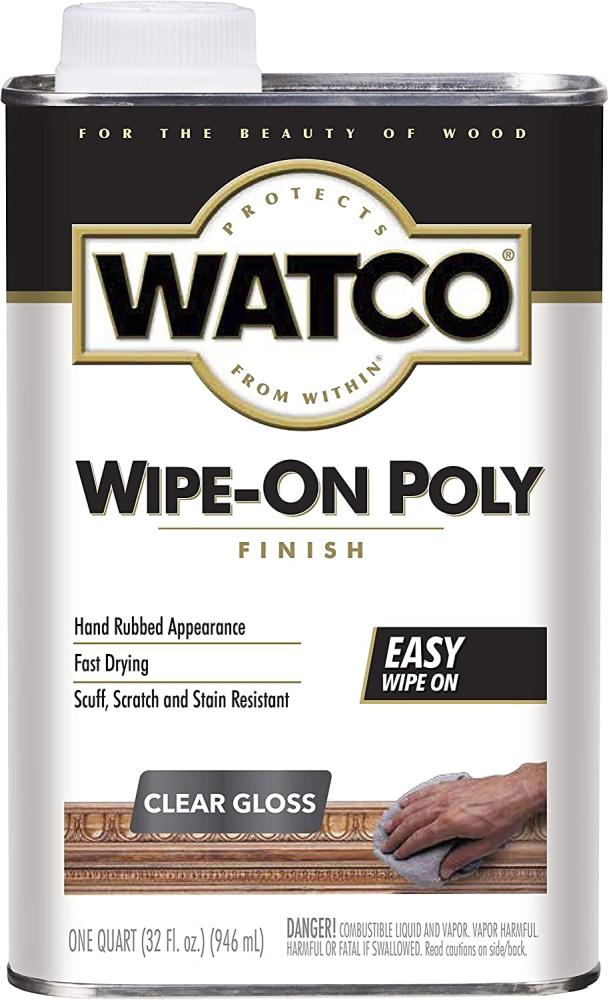 Rust-Oleum Watco Wipe-On Poly Provides Gloss