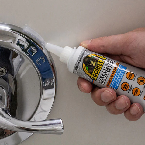 Gorilla Waterproof Caulk & Seal Tube, Clear