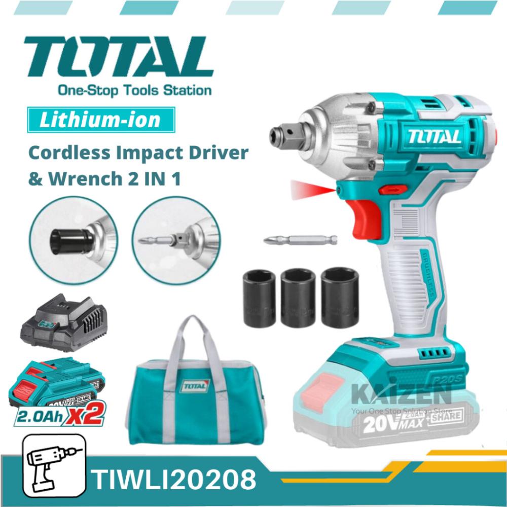Total Lithium-ion Cordless Impact Driver&wrench 20V