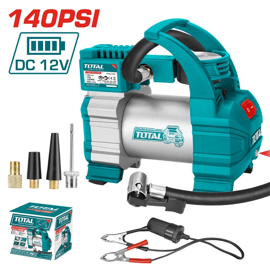 Auto Air Compressor 12V Total