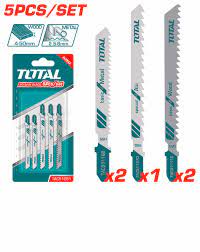 Total Jig Saw Blade Set 5pcs