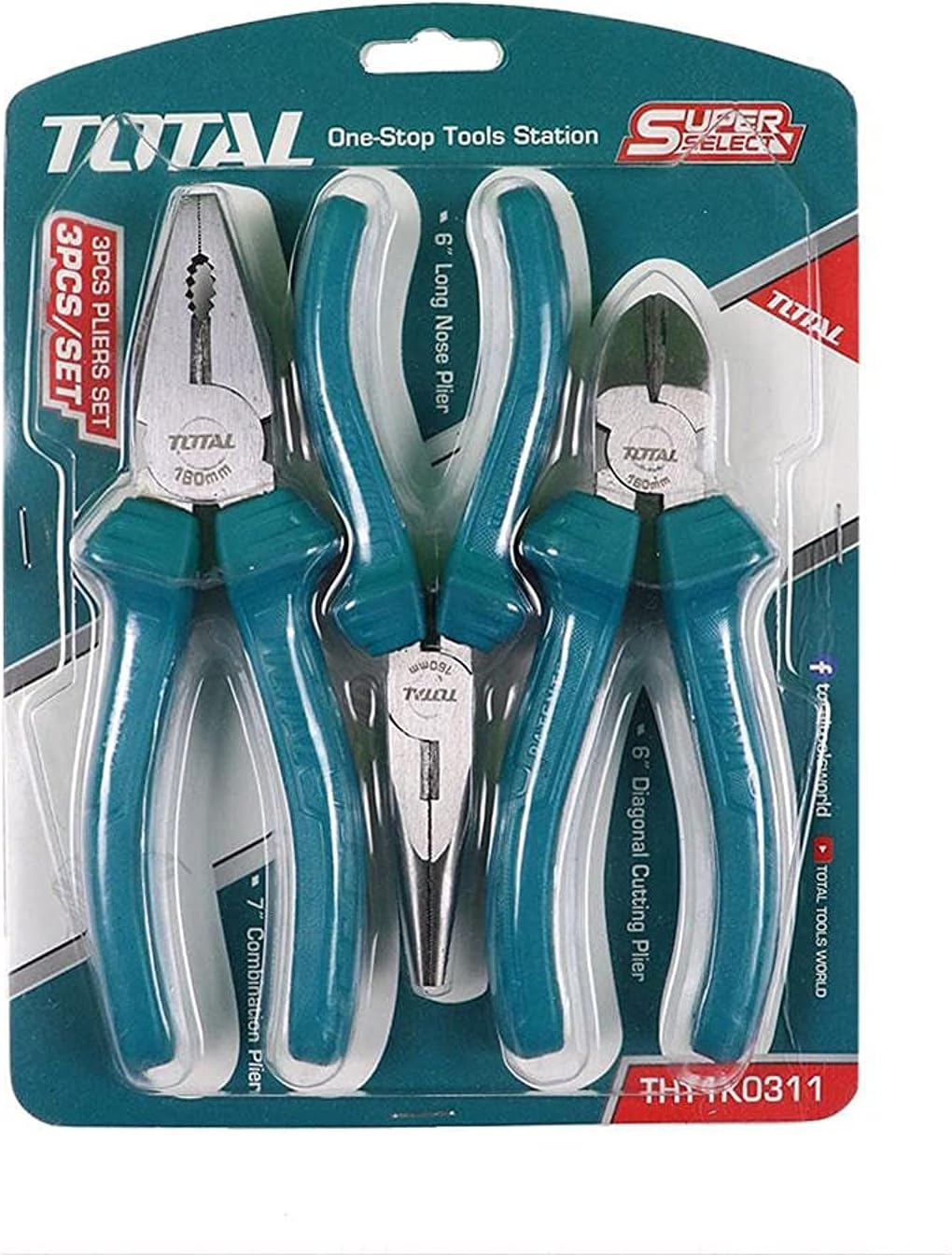 توتال طقم 3 قطعه ( بنسه - قصافه - بنسه ببوز )