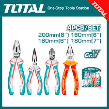 Total 4 Pcs Pliers Set