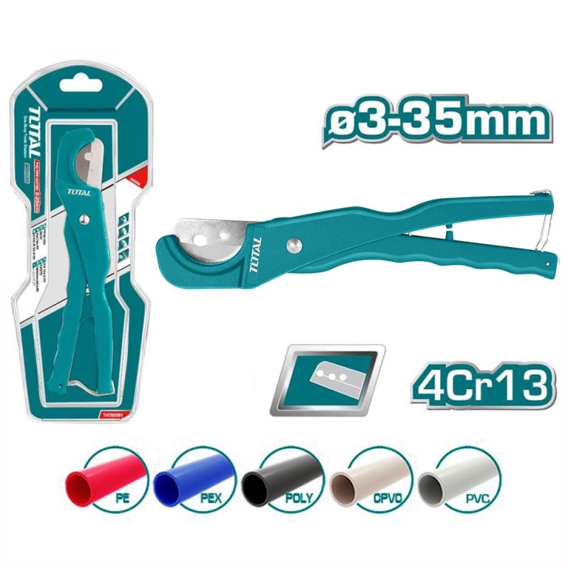 مقص مواسير 3-35 مم من توتال