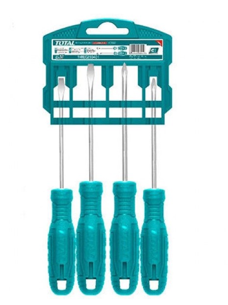 Total 4 Pcs Screwdriver Set