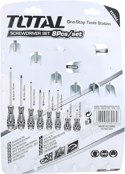 Screwdriver Set 8Pcs Total