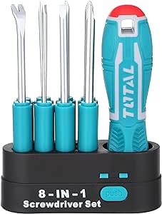 Total 9 Pcs Interchangeable Screwdriver Set