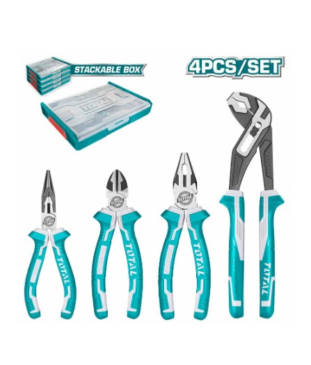 Total 4 Pcs Pliers Set