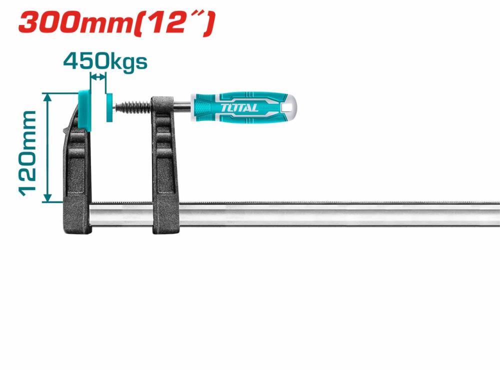 F Clamp 120*300mm Total