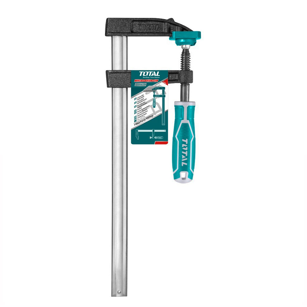 TOTAL F Clamp With Plastic Handle 40"