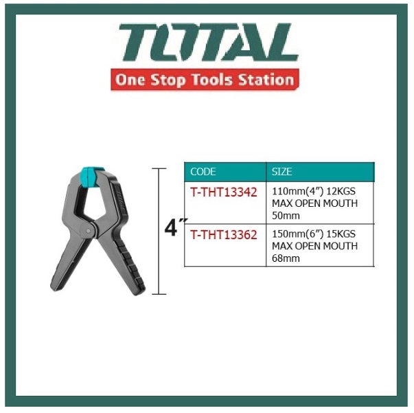 TOTAL Spring Clamp 4"