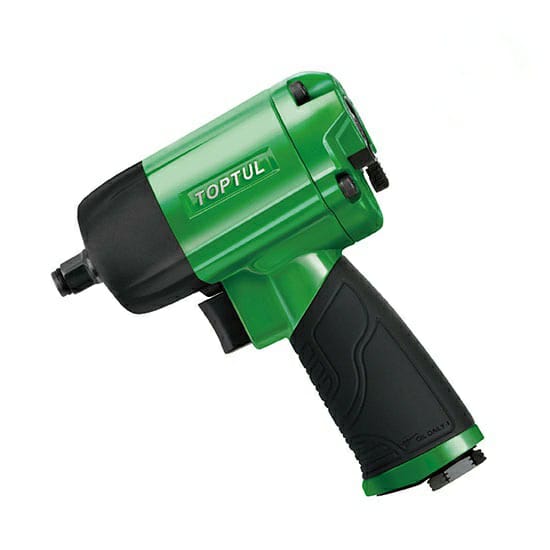 TopTul 1/2" DR. Super Duty Air Impact Wrench (Max. Torque 500 Ft-Lb)