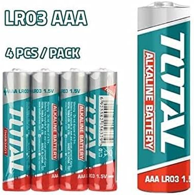TOTAL Alkaline Battery 1.5V LR03 AAA - pack of 4 pcs