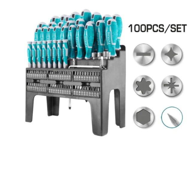 Total 100 Pcs Screwdriver  Set