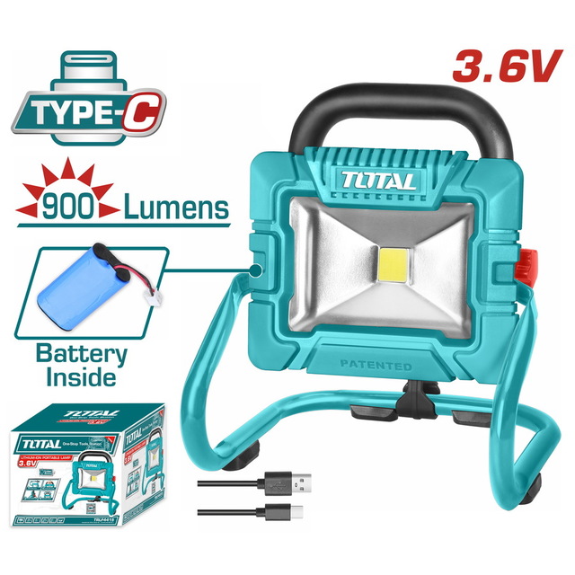 TOTAL Lithium-ion Portable Lamp 3.6V