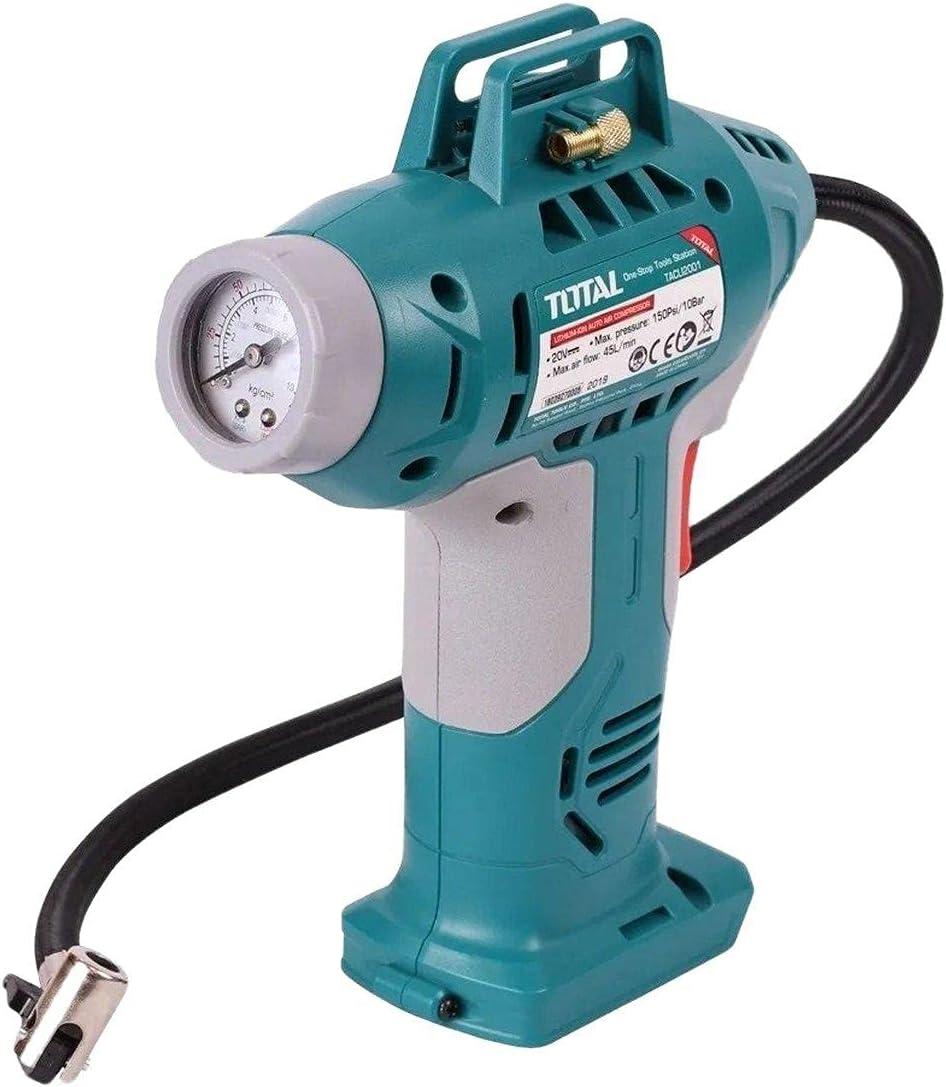 Lithium-Ion Auto Air Compressor 20V without battery and charger Total