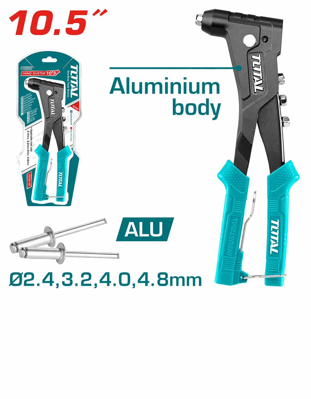 بنس برشام 10.5"  من توتال