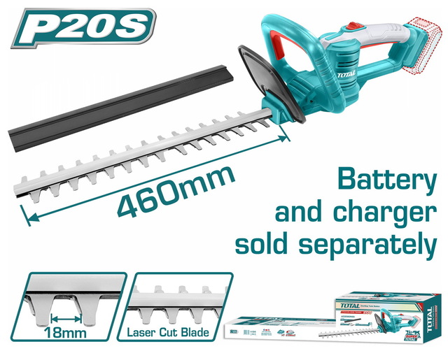 Total Hedge Trimmer 20V Without Battery And Charger