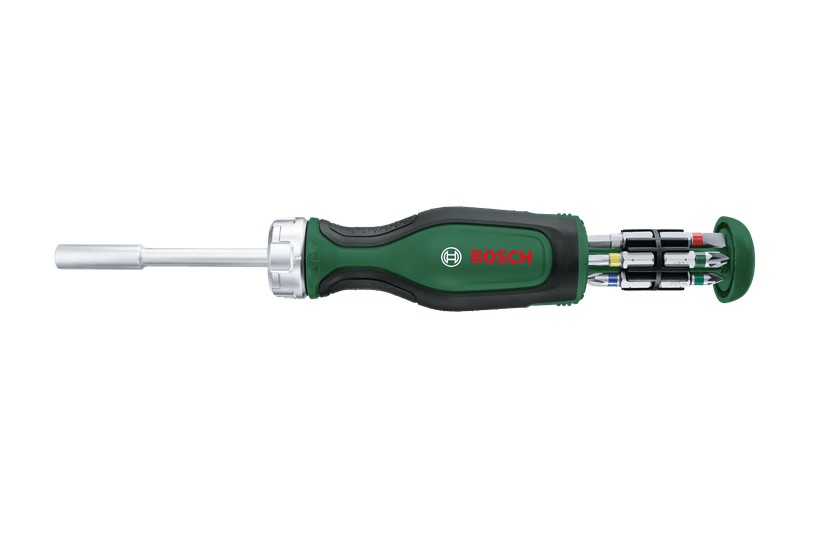 Bosch Ratchet Screwdriver With 12 Bits