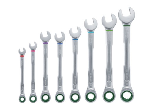 Bosch Ratchet Combination Wrench Set 8-piece