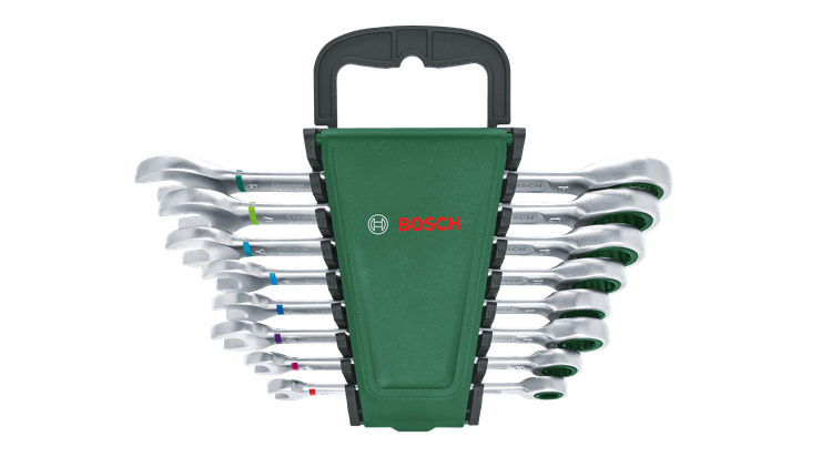 Bosch Ratchet Combination Wrench Set 8-piece