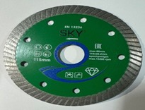 Ultra Thin Diamond Saw Blade For Cutting Ceramic And Tile 4.5" SKY