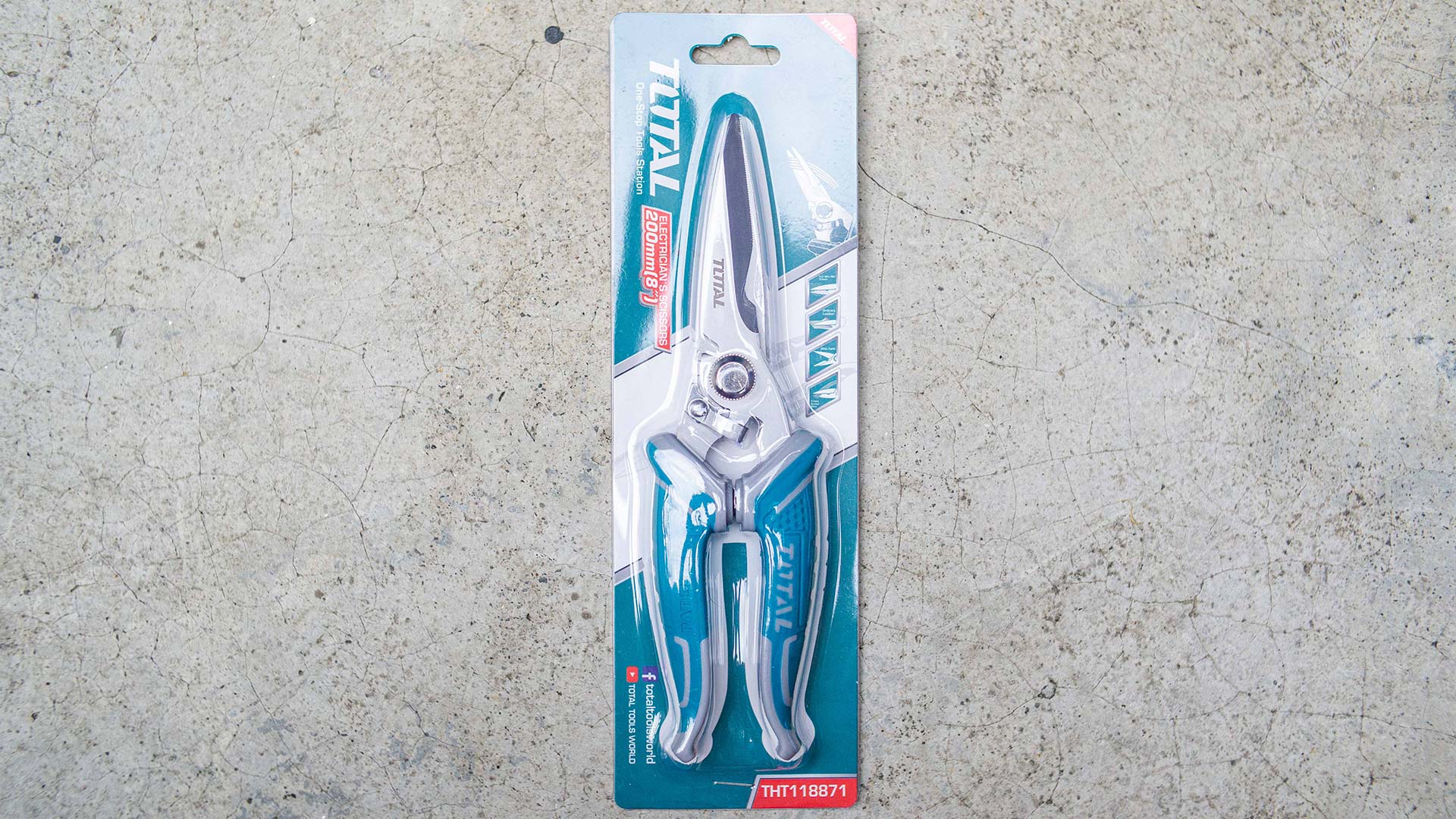Total Electrician's Scissors 8"