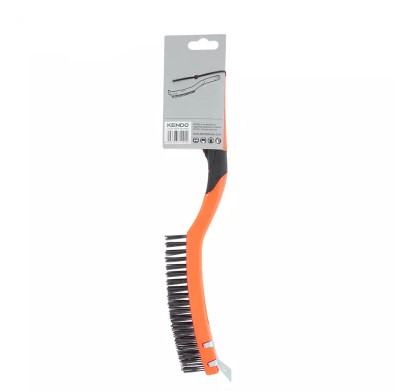 Steel Wire Brush With Scraper