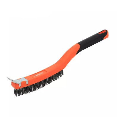 Steel Wire Brush With Scraper