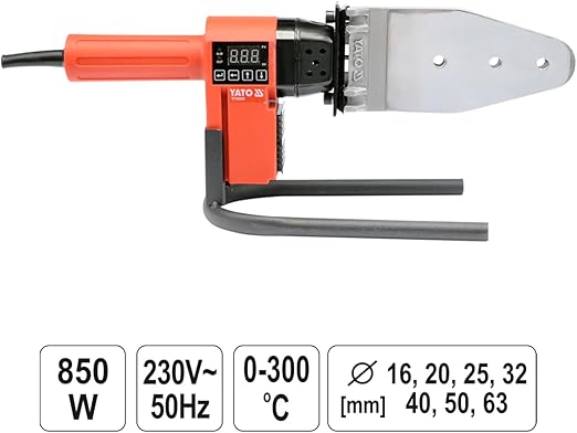 ماكينة لحام مواسير ديجيتال PVC YATO