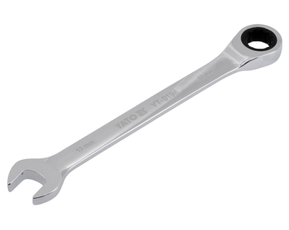 COMBINATION RATCHET WRENCH, 13MM YATO