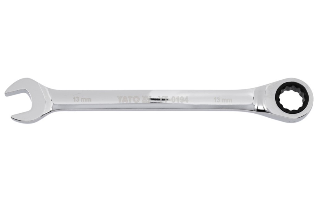 COMBINATION RATCHET WRENCH, 13MM YATO