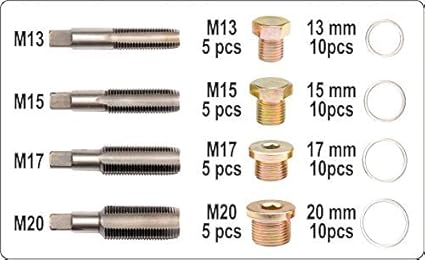 Oil Pan Thread Repair Set 64PCS YATO