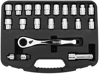 طقم لقم 1/2 بوصه عدد 21 قطعه 10:19 مم YATO