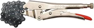LOCKING PLIERS WITH CHAIN 10" (250MM) YATO