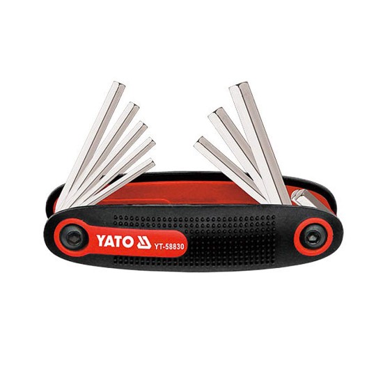 FOLDING HEX KEY 8 PCS SET 1.5:8 Mm YATO