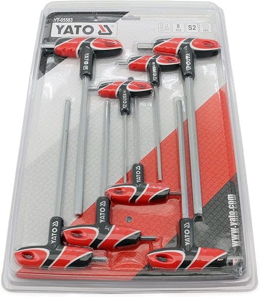 T-HANDLE HEX KEY 8 Pcs SET
