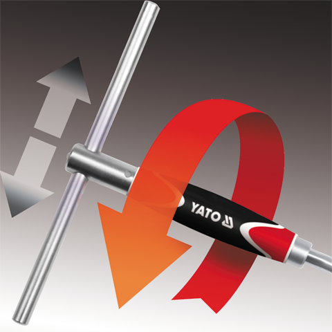 وصله حرف تي مقاس 1/4 بوصه  YATO