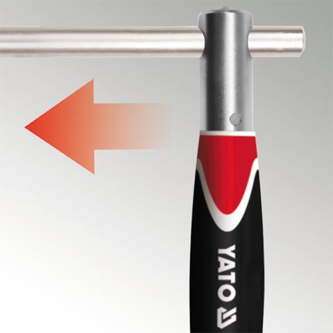 T-type Adapter With Rotary Handle 1/4" YATO