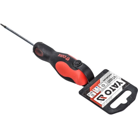 TORX SCREWDRIVER T6X75MM CRMO YATO