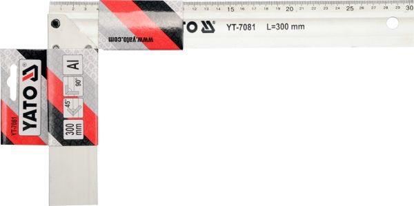 ALUMINIUM TRY SQUARE 300 Mm YATO