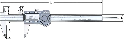 DIGITAL CALIPER  0 -150 Mm / 0,01 Mm YATO