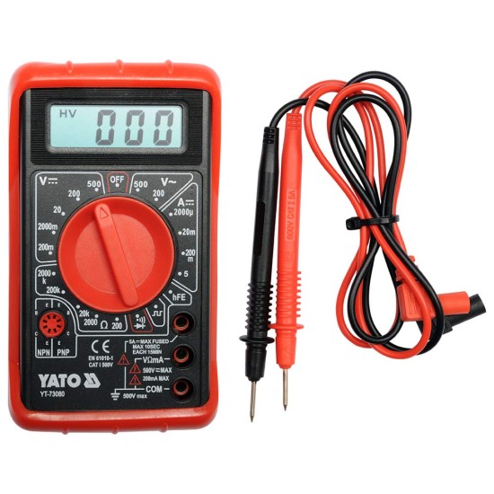 DIGITAL MULTIMETER  600V YATO