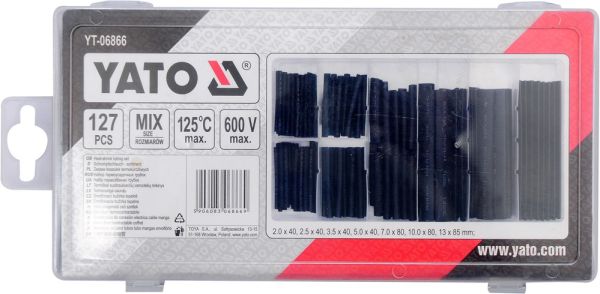 Heat-shrink Tubing Set 127 Pcs YATO
