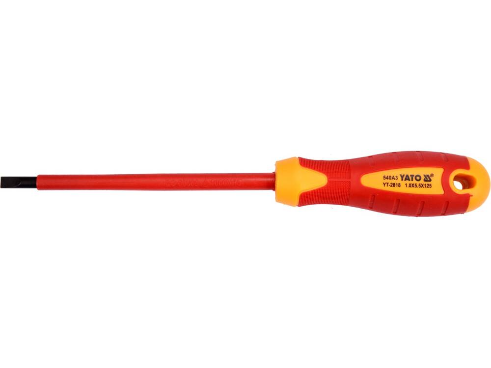 INSULATED SCREWDRIVER 1000V 5,5X125MM YATO