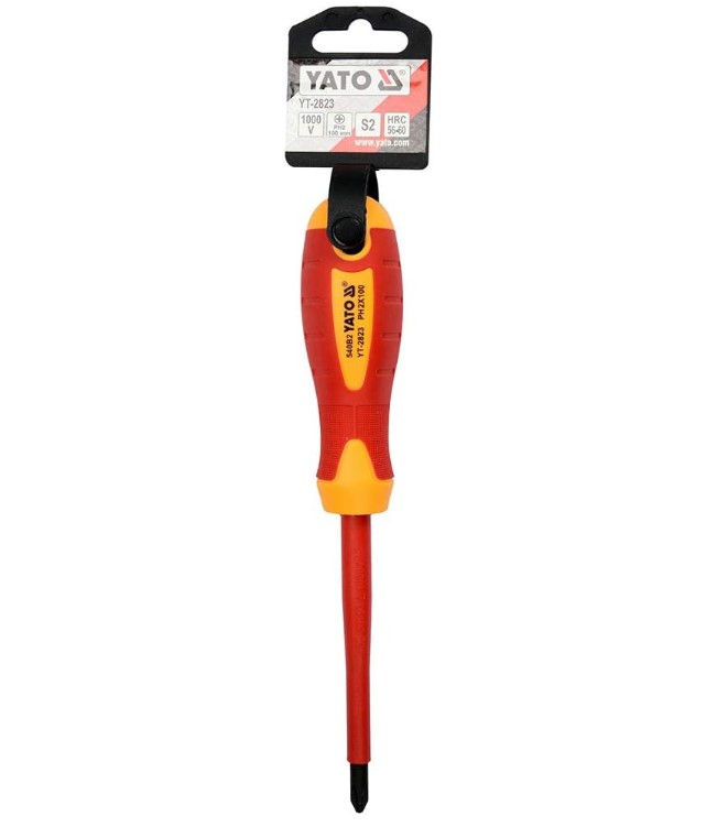 INSULATED SCREWDRIVER PH2X100MM YATO