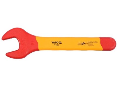 INJECTION INSULATED OPEN END WRENCH 19MM YATO
