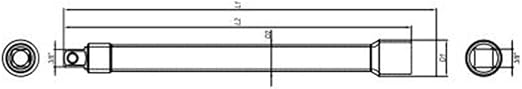 INJECTION INSULATED EXTENSION BAR 1/2" YATO
