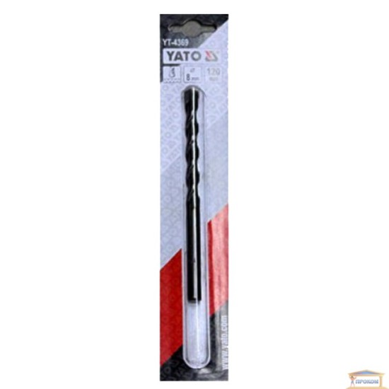 MASONRY DRILL BIT WITH CYLINDRICAL SHANK 8X120MM YATO